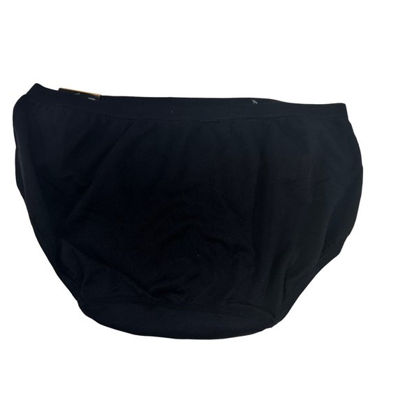 Vanity Fair Women's Size 7 Large Panty Hipster Seamless Black New With Tags - Picture 2 of 8